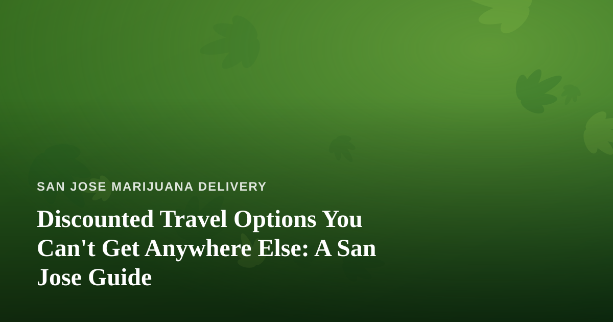 Discounted Travel Options You Can’t Get Anywhere Else: A San Jose Guide